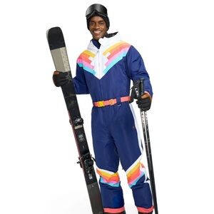 NWT TIPSY ELVES NWT MEN'S SANTA FE SHREDDER SNOWSUIT Waterproof Athletic Large